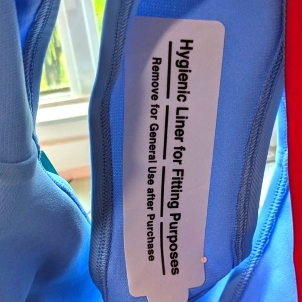 NWT Outdoor Oasis Bikini Swim Bottom High Rise XL XLarge True Nautical Blue Red - Picture 5 of 6